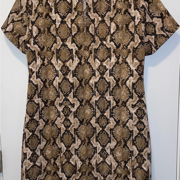 Michael Kors Python Short Sleeve Dress Size: S - Picture 2 of 11